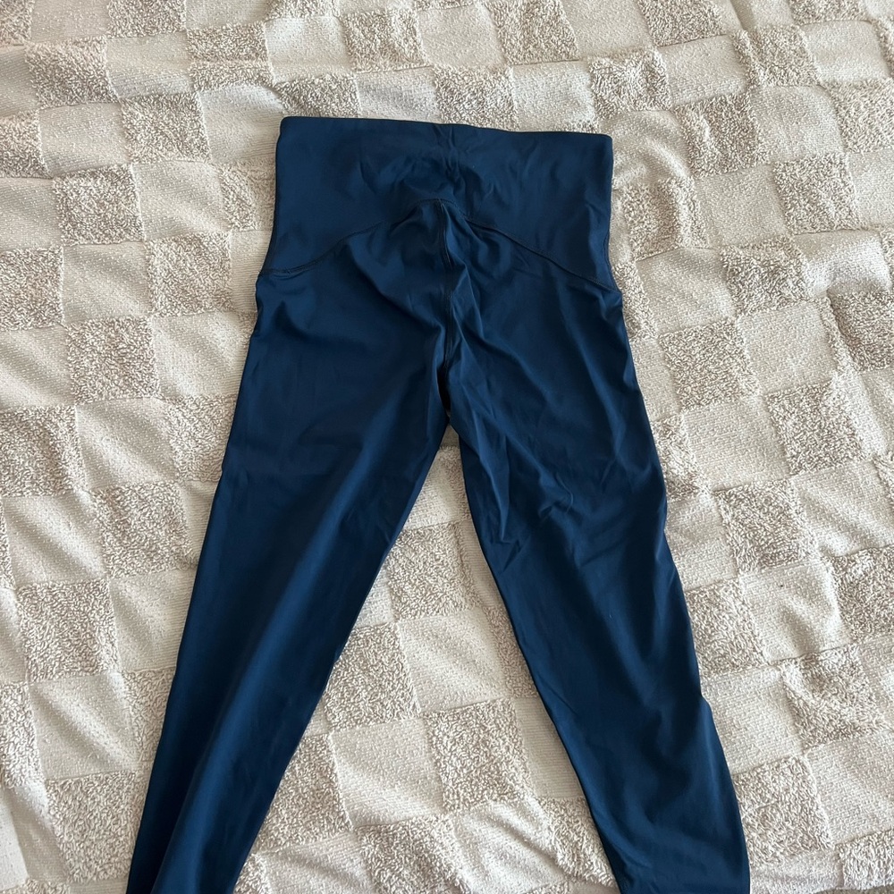 SPANX Navy Booty Boost Leggings